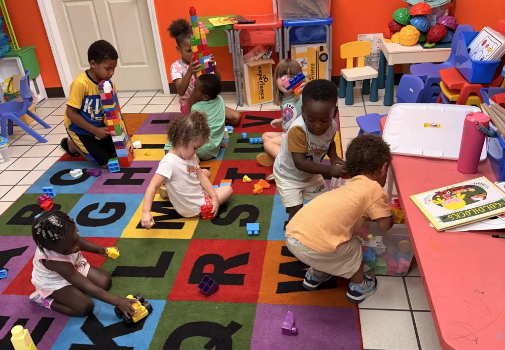 Playtime at Loving Arms Daycare Center